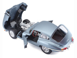 Bburago Jaguar E Coupe 1:18 Metalic Silver Blue